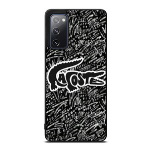 LACOSTE LOGO BLACK AND WHITE Samsung Galaxy S20 FE Case Cover