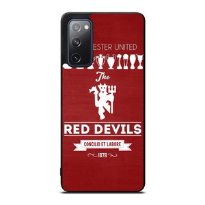 MANCHESTER UNITED FC LOGO FOOTBALL RED DEVILS Samsung Galaxy S20 FE Case Cover