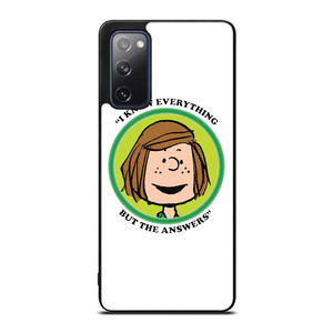 PEPPERMINT PATTY THE PEANUTS Samsung Galaxy S20 FE Case Cover