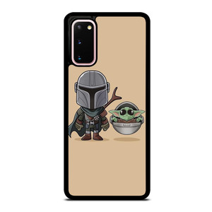 BABY YODA AND MANDALORIAN STAR WARS CUTE Samsung Galaxy S20 Case Cover