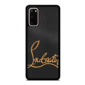 CHRISTIAN LOUBOUTIN LOGO LEATHER Samsung Galaxy S20 Case Cover CHRISTIAN LOUBOUTIN LOGO LEATHER Samsung Galaxy S20 Case Cover