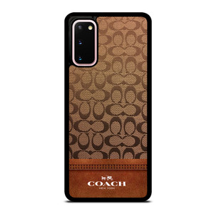 COACH NEW YORK ICON BROWN LOGO Samsung Galaxy S20 Case Cover COACH NEW YORK ICON BROWN LOGO Samsung Galaxy S20 Case Cover