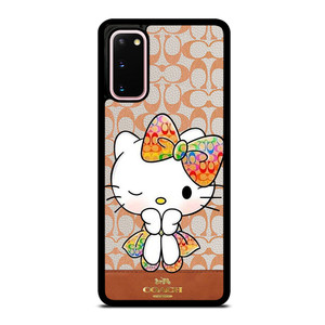 COACH NEW YORK LOGO HELLO KITTY Samsung Galaxy S20 Case Cover COACH NEW YORK LOGO HELLO KITTY Samsung Galaxy S20 Case Cover