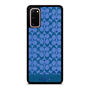 COACH NEW YORK LOGO PATTERN BLUE EMBLEM Samsung Galaxy S20 Case Cover