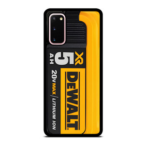 DEWALT TOOL BATTERY MAX XR 5AH Samsung Galaxy S20 Case Cover DEWALT TOOL BATTERY MAX XR 5AH Samsung Galaxy S20 Case Cover