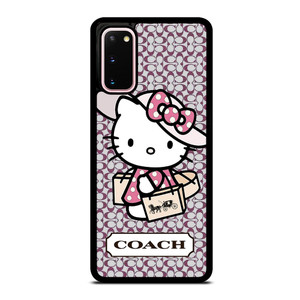 HELLO KITTY X COACH NEW YORK LOGO Samsung Galaxy S20 Case Cover HELLO KITTY X COACH NEW YORK LOGO Samsung Galaxy S20 Case Cover
