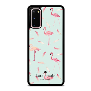 KATE SPADE NEW YORK LOGO FLAMINGOS Samsung Galaxy S20 Case Cover