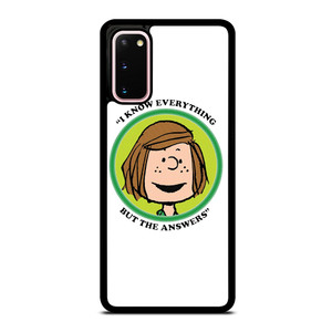 PEPPERMINT PATTY THE PEANUTS Samsung Galaxy S20 Case Cover