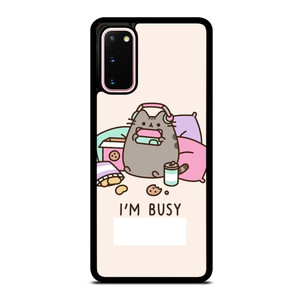 PUSHEEN CAT I'M BUSY Samsung Galaxy S20 Case Cover