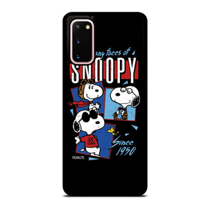 SNOOPY FACES THE PEANUTS CARTOON Samsung Galaxy S20 Case Cover