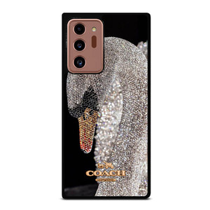 COACH NEW YORK LOGO DIAMOND SWAN Samsung Galaxy Note 20 Ultra Case Cover COACH NEW YORK LOGO DIAMOND SWAN Samsung Galaxy Note 20 Ultra Case Cover