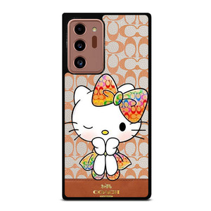 COACH NEW YORK LOGO HELLO KITTY Samsung Galaxy Note 20 Ultra Case Cover COACH NEW YORK LOGO HELLO KITTY Samsung Galaxy Note 20 Ultra Case Cover