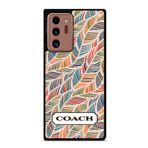 COACH NEW YORK LOGO MONOGRAM SEAMLESS PATTERN Samsung Galaxy Note 20 Ultra Case Cover