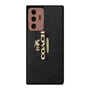 COACH NEW YORK LOGO ON BLACK WALLET Samsung Galaxy Note 20 Ultra Case Cover