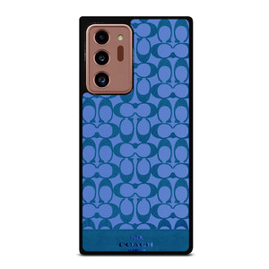 COACH NEW YORK LOGO PATTERN BLUE EMBLEM Samsung Galaxy Note 20 Ultra Case Cover