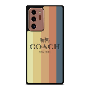 COACH NEW YORK LOGO STRIPES Samsung Galaxy Note 20 Ultra Case Cover COACH NEW YORK LOGO STRIPES Samsung Galaxy Note 20 Ultra Case Cover