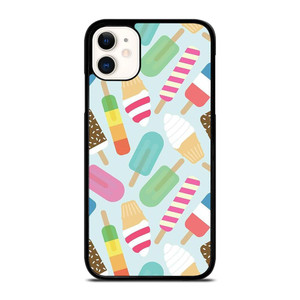 ICE CREAM COLLAGE ART PATTERN iPhone 11 Case Cover ICE CREAM COLLAGE ART PATTERN iPhone 11 Case Cover