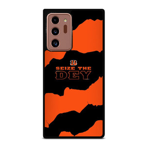 SEIZE THE DEY CINCINNATI BENGALS LOGO FOOTBALL TEAM Samsung Galaxy Note 20 Ultra Case Cover