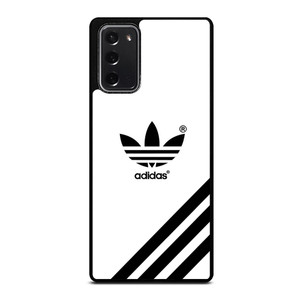 ADIDAS LOGO WHITE CLASSIC STRIPES Samsung Galaxy Note 20 Case Cover