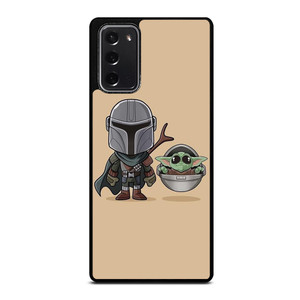 BABY YODA AND MANDALORIAN STAR WARS CUTE Samsung Galaxy Note 20 Case Cover BABY YODA AND MANDALORIAN STAR WARS CUTE Samsung Galaxy Note 20 Case Cover