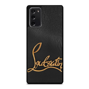 CHRISTIAN LOUBOUTIN LOGO LEATHER Samsung Galaxy Note 20 Case Cover CHRISTIAN LOUBOUTIN LOGO LEATHER Samsung Galaxy Note 20 Case Cover