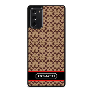 COACH NEW YORK BROWNLOGO PATTERN Samsung Galaxy Note 20 Case Cover COACH NEW YORK BROWNLOGO PATTERN Samsung Galaxy Note 20 Case Cover