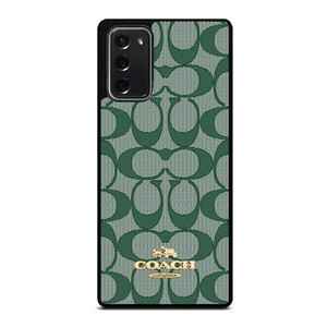 COACH NEW YORK LOGO GREEN ICONS Samsung Galaxy Note 20 Case Cover COACH NEW YORK LOGO GREEN ICONS Samsung Galaxy Note 20 Case Cover