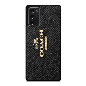 COACH NEW YORK LOGO ON BLACK WALLET Samsung Galaxy Note 20 Case Cover COACH NEW YORK LOGO ON BLACK WALLET Samsung Galaxy Note 20 Case Cover