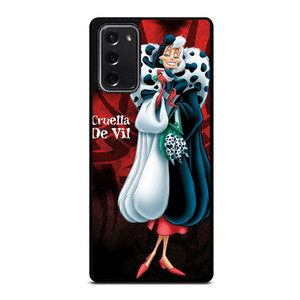 CRUELLA DE VIL DISNEY VILLAIN Samsung Galaxy Note 20 Case Cover CRUELLA DE VIL DISNEY VILLAIN Samsung Galaxy Note 20 Case Cover