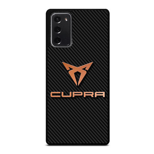 CUPRA CAR LOGO CARBON Samsung Galaxy Note 20 Case Cover CUPRA CAR LOGO CARBON Samsung Galaxy Note 20 Case Cover
