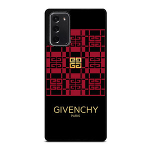 GIVENCHY PARIS LOGO RED GOLD Samsung Galaxy Note 20 Case Cover