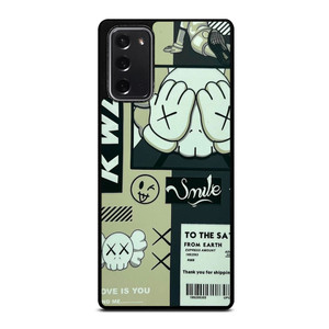 KAWS SMILE Samsung Galaxy Note 20 Case Cover KAWS SMILE Samsung Galaxy Note 20 Case Cover