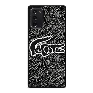 LACOSTE LOGO BLACK AND WHITE Samsung Galaxy Note 20 Case Cover