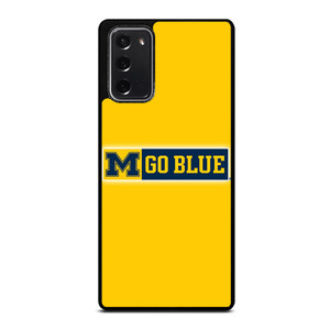 MICHIGAN WOLVERINES GO BLUE UNIVERSITY FOOTBALL LOGO Samsung Galaxy Note 20 Case Cover MICHIGAN WOLVERINES GO BLUE UNIVERSITY FOOTBALL LOGO Samsung Galaxy Note 20 Case Cover