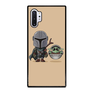 BABY YODA AND MANDALORIAN STAR WARS CUTE Samsung Galaxy Note 10 Plus Case Cover