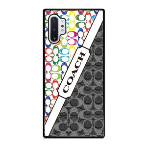 COACH NEW YORK LOGO COLORFULL BLACK ICON Samsung Galaxy Note 10 Plus Case Cover COACH NEW YORK LOGO COLORFULL BLACK ICON Samsung Galaxy Note 10 Plus Case Cover