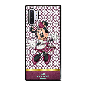 COACH NEW YORK LOGO MINNIE MOUSE DISNEY Samsung Galaxy Note 10 Plus Case Cover COACH NEW YORK LOGO MINNIE MOUSE DISNEY Samsung Galaxy Note 10 Plus Case Cover