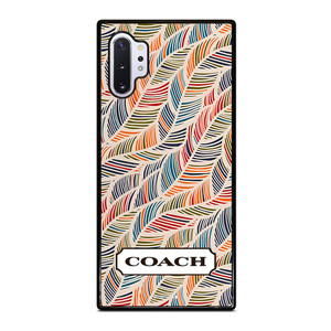 COACH NEW YORK LOGO MONOGRAM SEAMLESS PATTERN Samsung Galaxy Note 10 Plus Case Cover