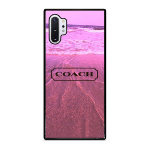 COACH NEW YORK LOGO PINK BEACH Samsung Galaxy Note 10 Plus Case Cover