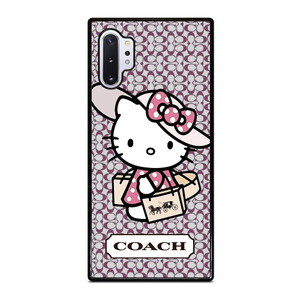 HELLO KITTY X COACH NEW YORK LOGO Samsung Galaxy Note 10 Plus Case Cover