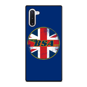 BSA MOTORCYCLE LOGO 1919 UNION JACK Samsung Galaxy Note 10 Case Cover