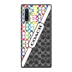 COACH NEW YORK LOGO COLORFULL BLACK ICON Samsung Galaxy Note 10 Case Cover COACH NEW YORK LOGO COLORFULL BLACK ICON Samsung Galaxy Note 10 Case Cover