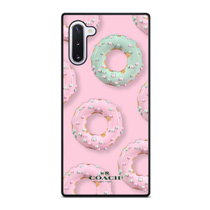 COACH NEW YORK LOGO DONUTS ICON Samsung Galaxy Note 10 Case Cover
