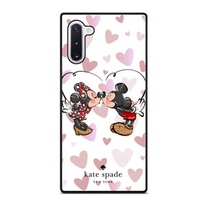 KATE SPADE NEW YORK LOGO MICKEY MINNEY MOUSE DISNEY KISS Samsung Galaxy Note 10 Case Cover