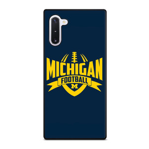 MICHIGAN WOLVERINES LOGO UNIVERSITY FOOTBALL ICON Samsung Galaxy Note 10 Case Cover