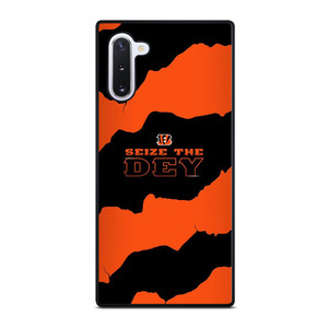 SEIZE THE DEY CINCINNATI BENGALS LOGO FOOTBALL TEAM Samsung Galaxy Note 10 Case Cover