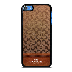 COACH NEW YORK ICON BROWN LOGO iPod Touch 7 Case