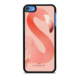 COACH NEW YORK LOGO FLAMINGO ICON iPod Touch 7 Case