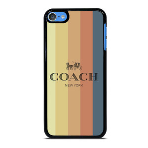 COACH NEW YORK LOGO STRIPES iPod Touch 7 Case