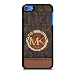 MICHAEL KORS LOGO MK WALLET BROWN iPod Touch 7 Case